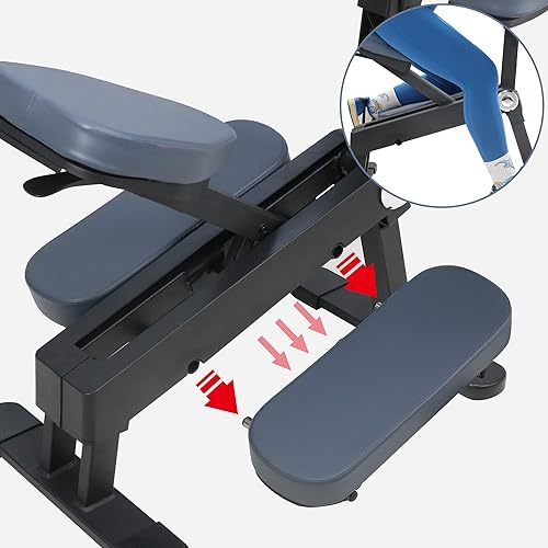 Miniatura 6 de Master Massage Silla de masaje portátil ligera profesional plegable de aluminio ajustable con funda de transporte con ruedas, aluminio, azul (azul