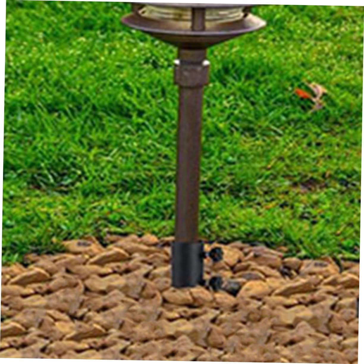 Adjustable Metal Ground Stakes for Outdoor Lights 4pcs Replacement Stakes for Solar Lamps Compatible Garden and Yard Decor Sturdy Stainless Steel Construction