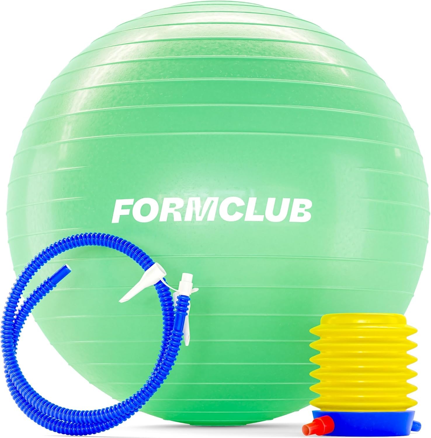 KWARE 55cm Exercise Ball - Gym & Pilates Ball, 22 Inch Green, 1 Count