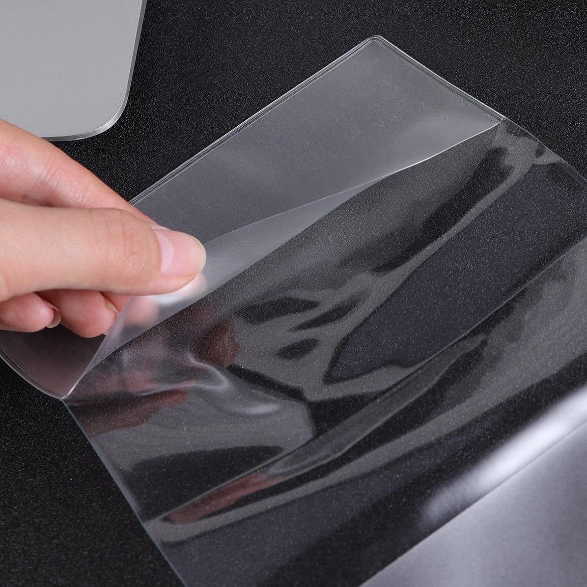 12pcs Waterproof Passport Holder PVC Id Holder for Office Travel Use
