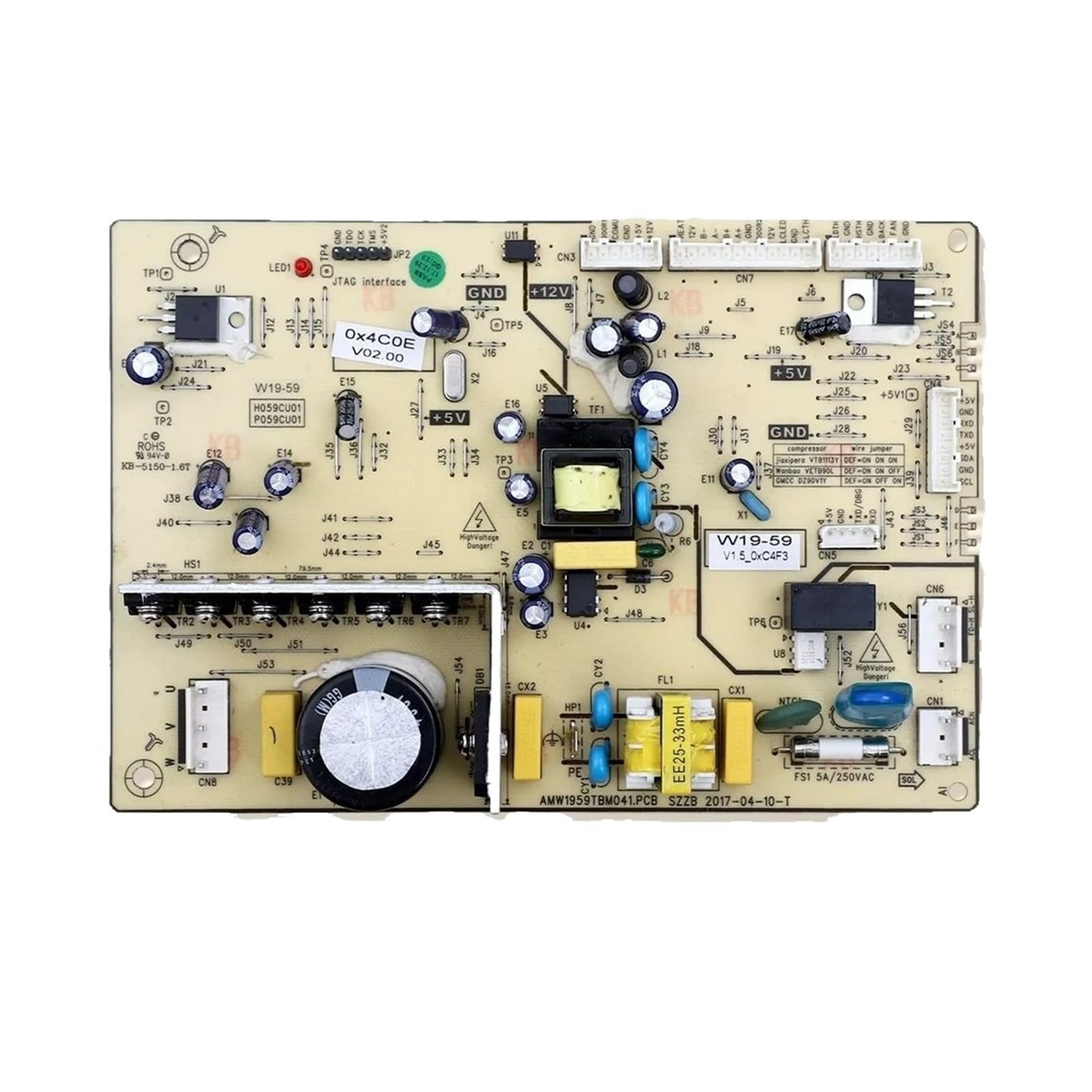 Refrigerator Motherboard,PCB Control Board,Model Number W19-59,0321802369 Refrigerator Parts
