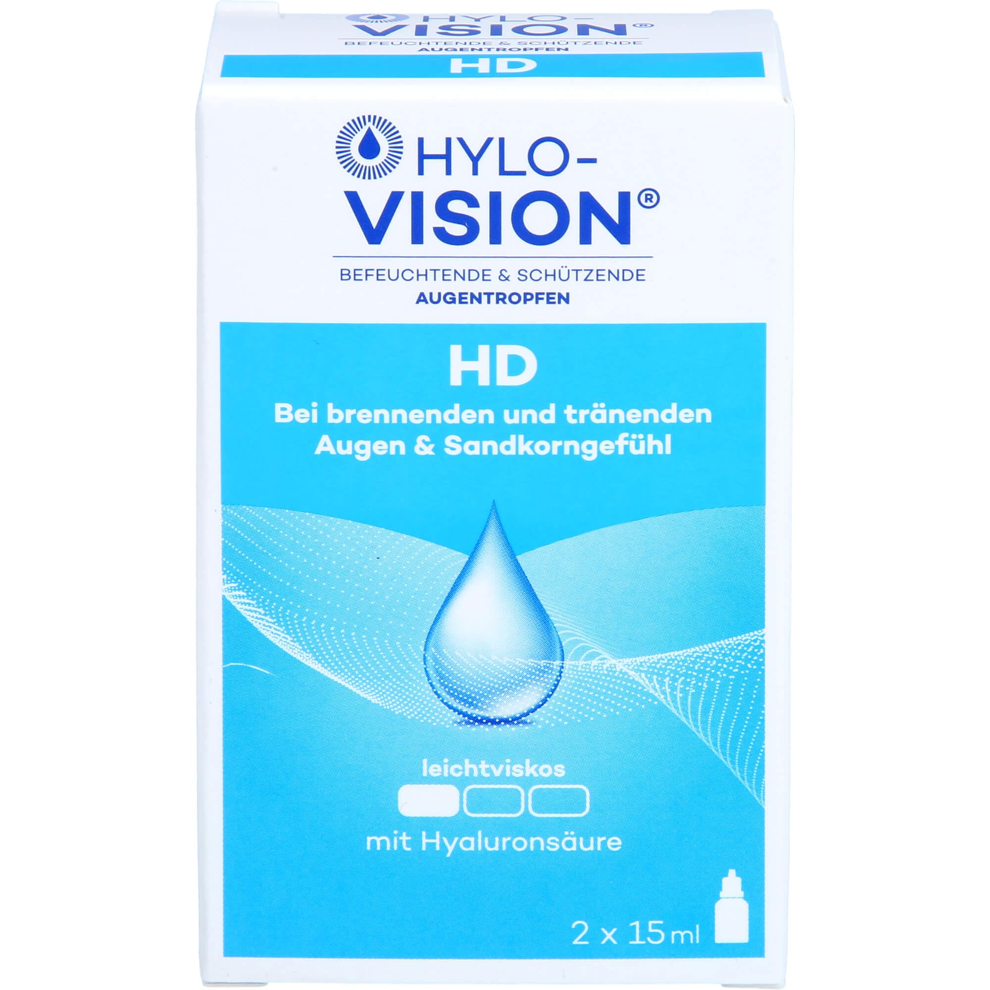 Hylo-Vision Augentropfen HD, 2x15 ml, PZN 04411148