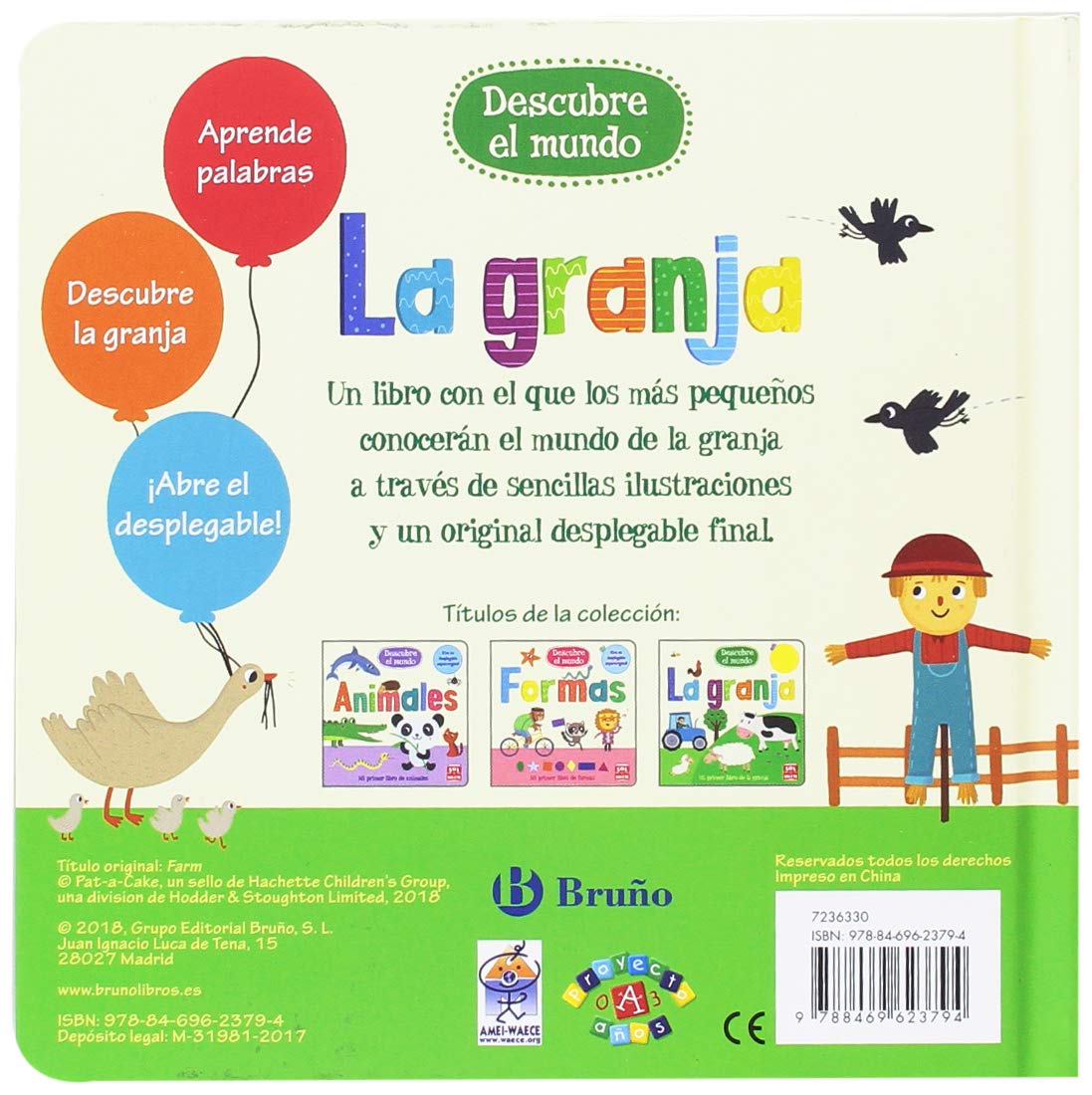 Descubre el mundo: La granja (Castellano - A Partir De 0 Años - Proyecto De 0 A 3 Años - Libros Para Desarrollar El Lenguaje)