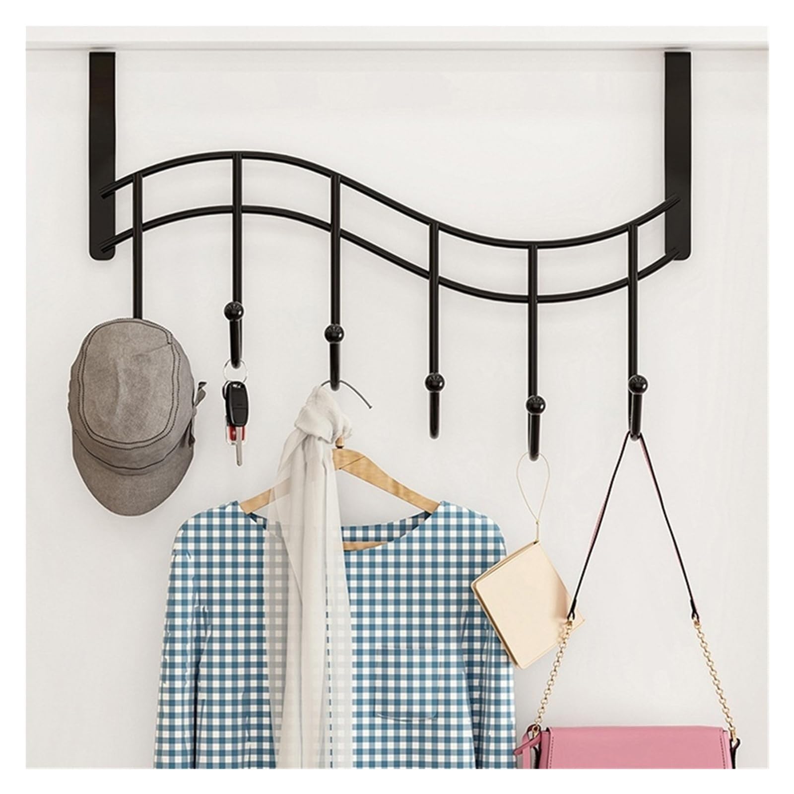 Weqyfdc Color 4 Over The Door Hook Door Behind Hook Storage