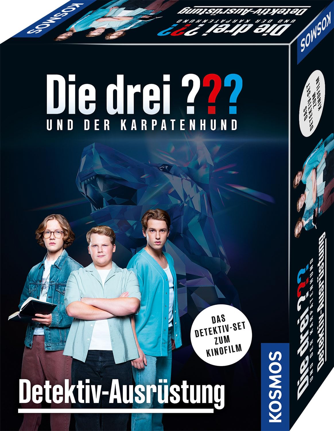 Die drei ??? Detektiv-Ausrüstung, Detektiv Spielzeug Set für Kinder mit Fingerabdruckpulver