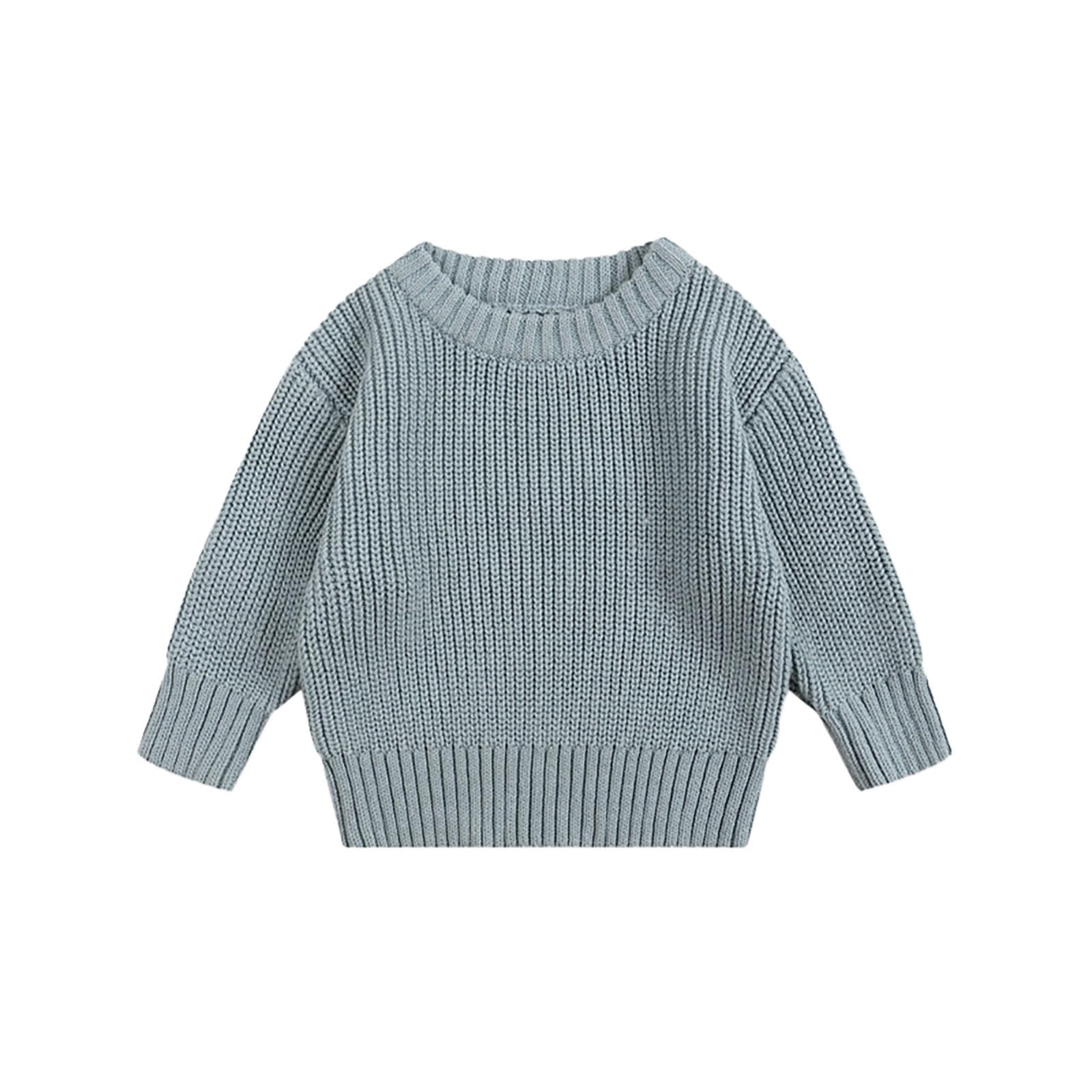 Pull enfant laine qualité supérieure haut de gamme bleu - 4