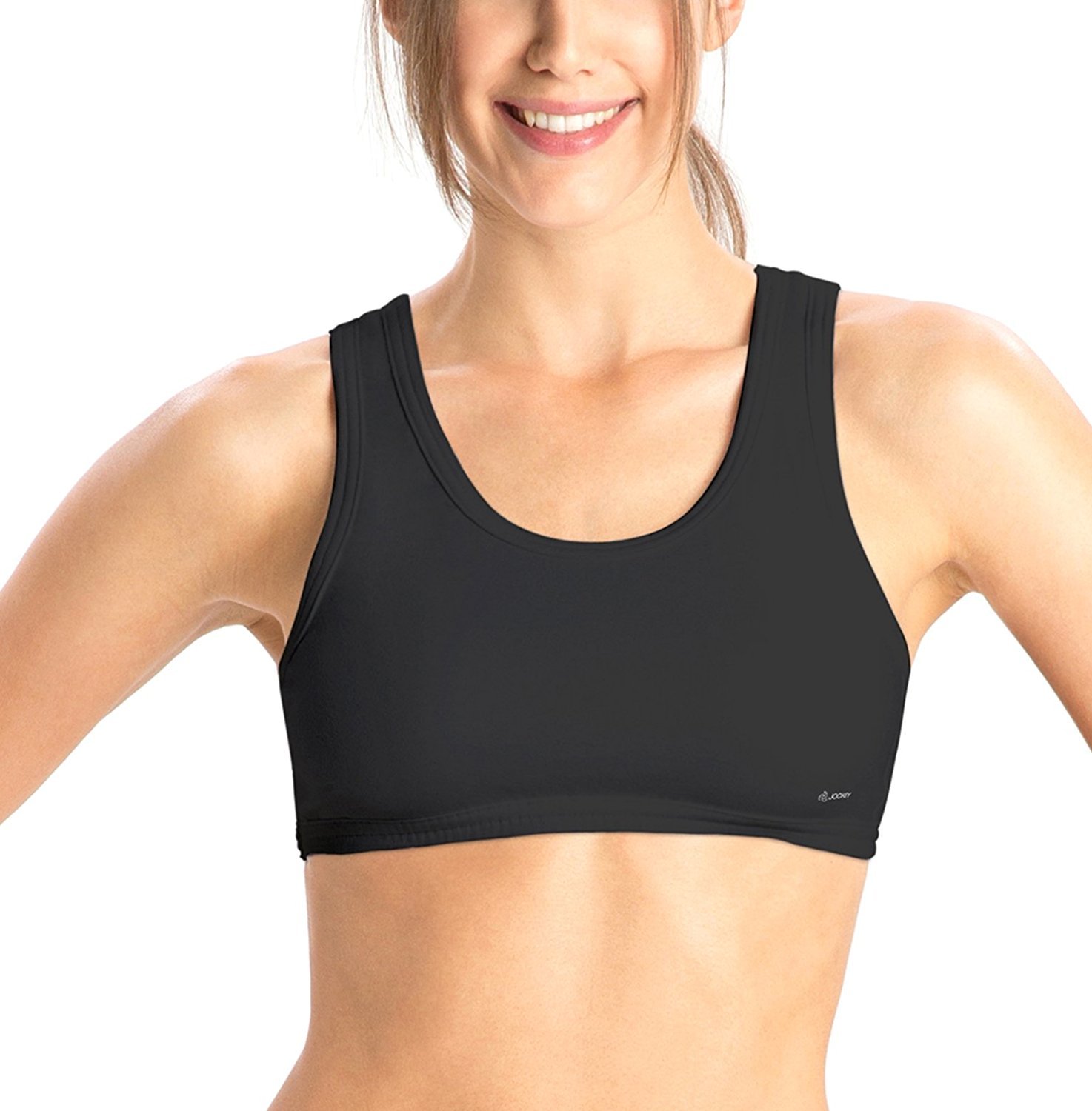 Women's Cotton Blend Sports Bra (Black_X-Large)-image-20