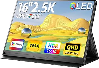 【新品未使用】Portable Monitor 2K解像度 USB Type-C Amazon.com: Portable Monitor, 14 inch 3:2 QHD IPS Laptop