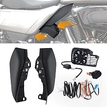 Mid Frame with Cool Fan for Harley Road Glide Street Glide 2024-2026 | Plastic Air Deflector Heat Shields,Smart Control,Easy to Install,for FLHX FLTRX FLTRXSTSE FLHXSE FLHXU