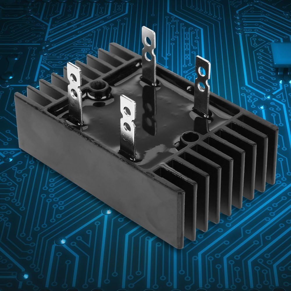 2 Phase Diode Bridge Rectifier, 100A 1600V High Power Bridge Rectifier for AC to DC Conversion, with Good Heat Dissipation and Over Current Capacity
