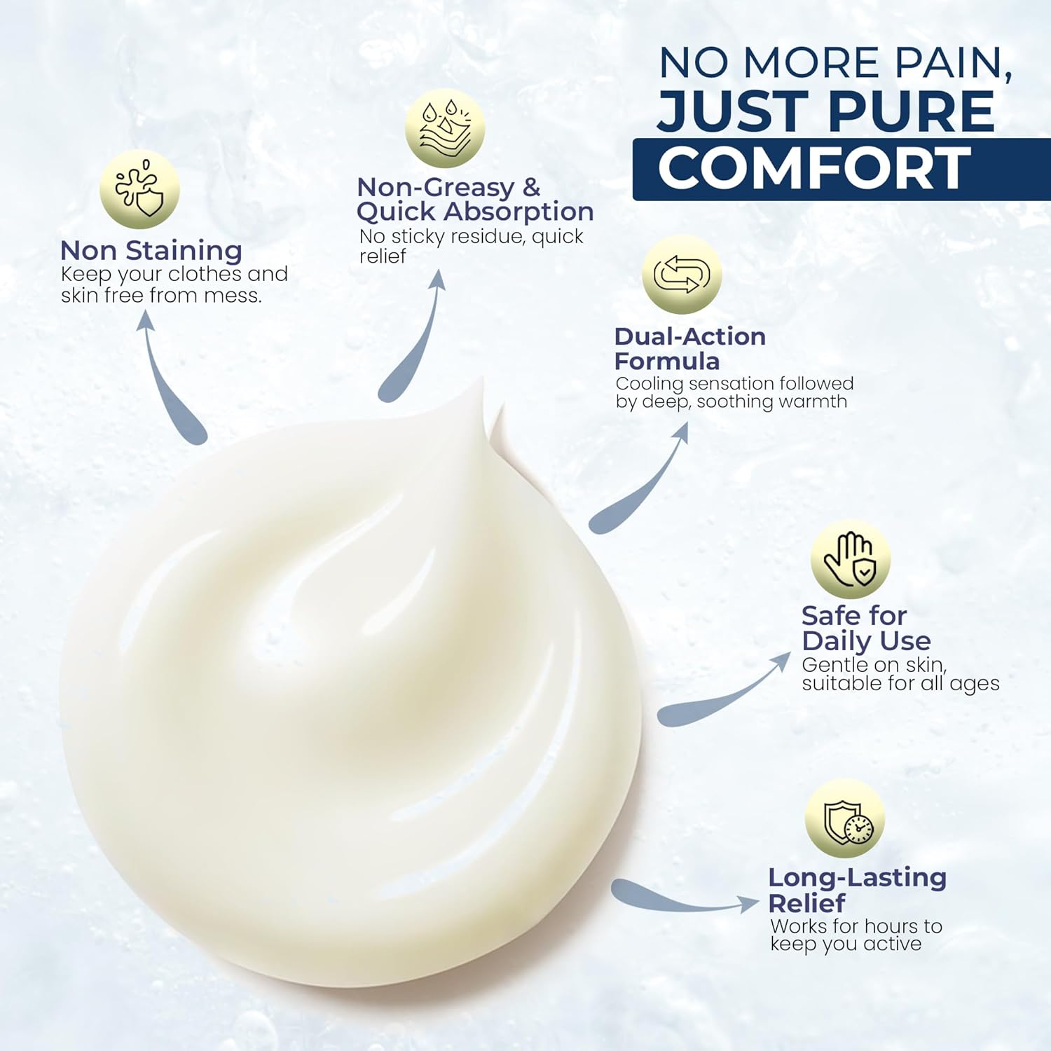 Sombra Original Cool Therapy Gel Cold Pain Relief for Swelling, Growing Pains, Soreness, Post-Workout, Vegan Formula Free of Artificial Fragrances, Dyes, NSAID, Wax, Petroleum, Alcohol - 32oz Pump