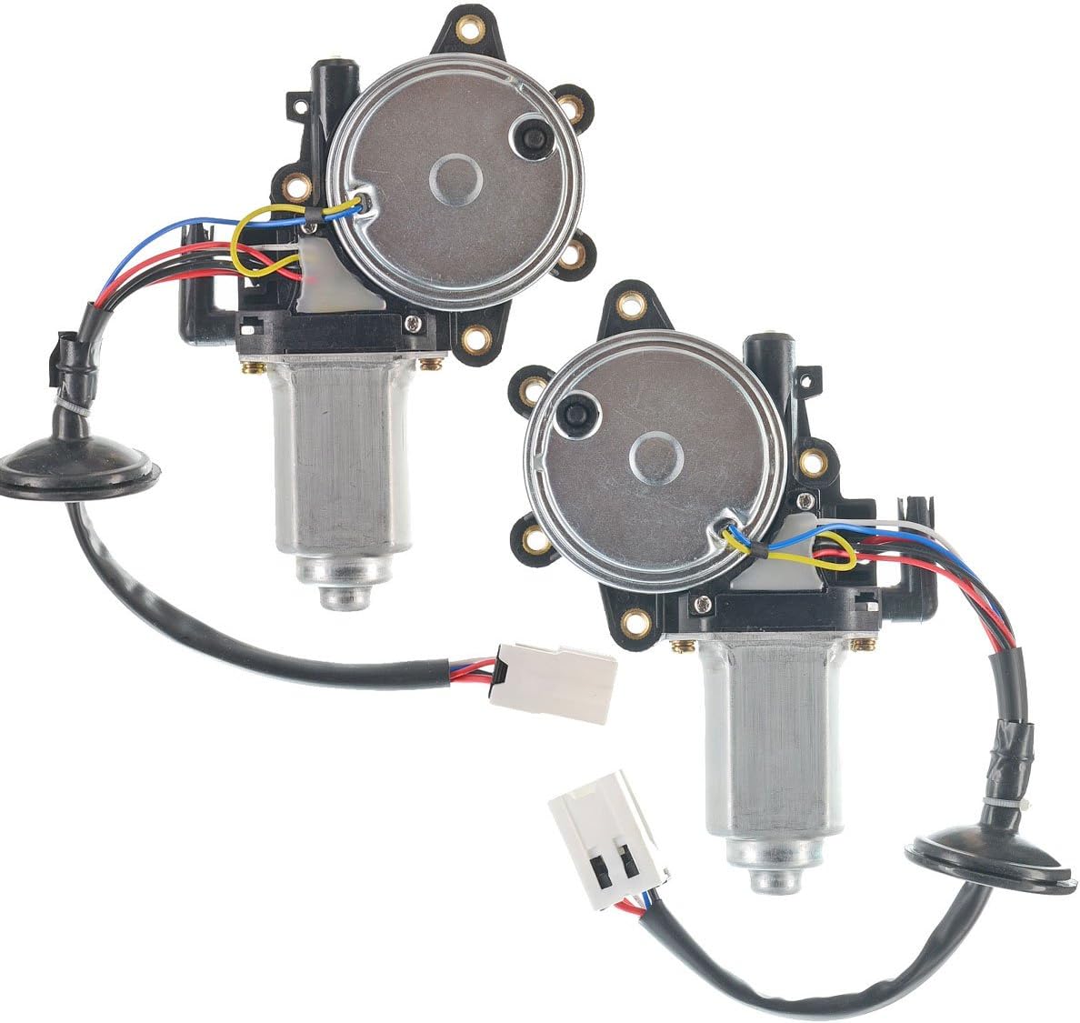 A-Premium Front Left and Right Power Window Lift Motor Compatible with Nissan 350Z 2003-2009 & Infiniti G35 2003-2007, Driver and Passenger Side, with Anti-Clip Function, 2-PC Set, Replace# 80731CD000