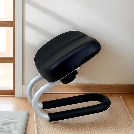 Yoga Stool - Meditation Prayer Stool | Ergonomic Metal Yoga Chair For Hip Support | Metal Kneeling Chair Enhances Comfort | Ergonomic Meditation Bench | Portable Prayer Seat