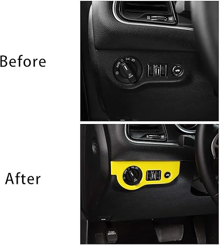 Vista 11 de Voodonala Interruptor de botón de control para Challenger Charger para Dodge Challenger 2015-2025+ Dodge Challenger, accesorios interiores para Rojo