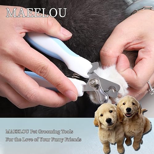 Miniatura 7 de Cortaúñas para perros pequeños, herramienta profesional de aseo profesional con lima de uñas para múltiples mascotas, conejos y gatos (rosa)