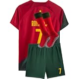 Youth Soccer Training Jerseys for Kids 3-14Y &ndash; Boys & Girls Practice Uniform Kit Set&comma; Ideal for Soccer Fans