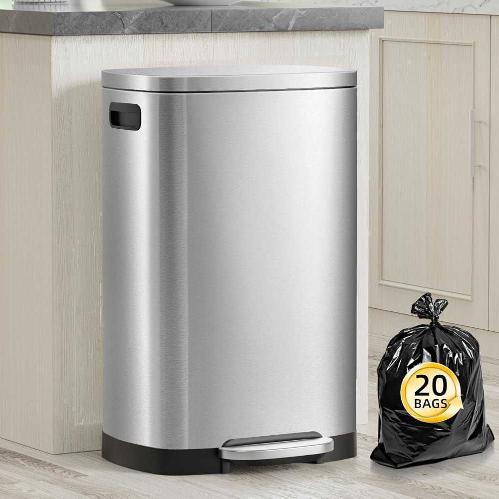 KdbK 13 Gallon Trash Can Review: A Beginner-Friendly Pick for Quiet, Easy Waste Handling