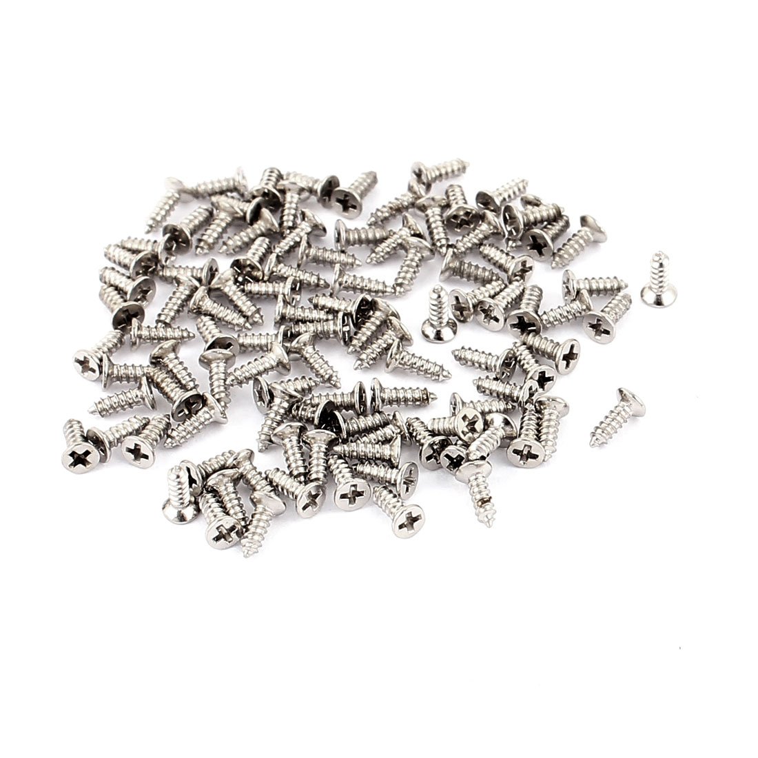 Vis autotaraudeuses M1.2 acier inoxydable inox 100pcs pour impression 3D