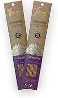 Kit com 2 Incensos Naturais e Artesanais Vareta Therapy Floral Rescue e Floral de Bach RESCUE