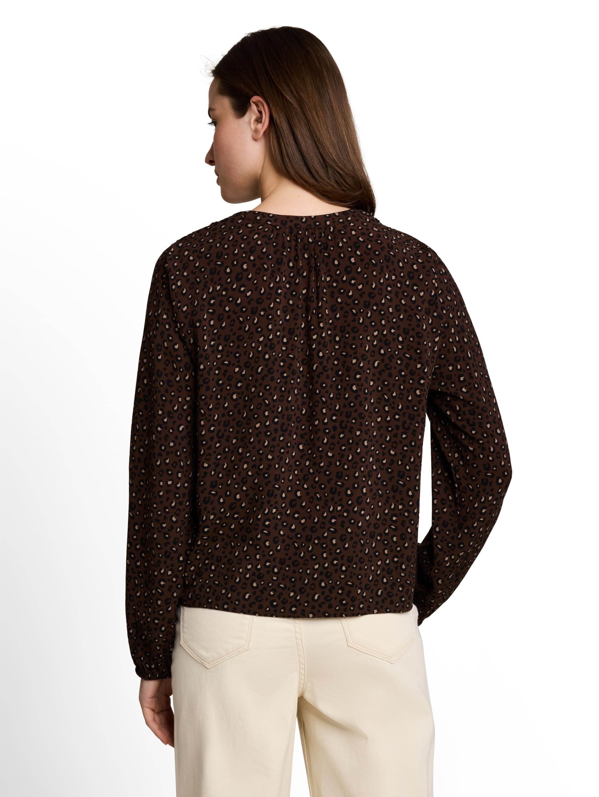 TOM TAILOR Denim Damen Bluse mit Muster