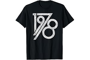 Classic Birthday Tee: A Nostalgic 1978 Tribute