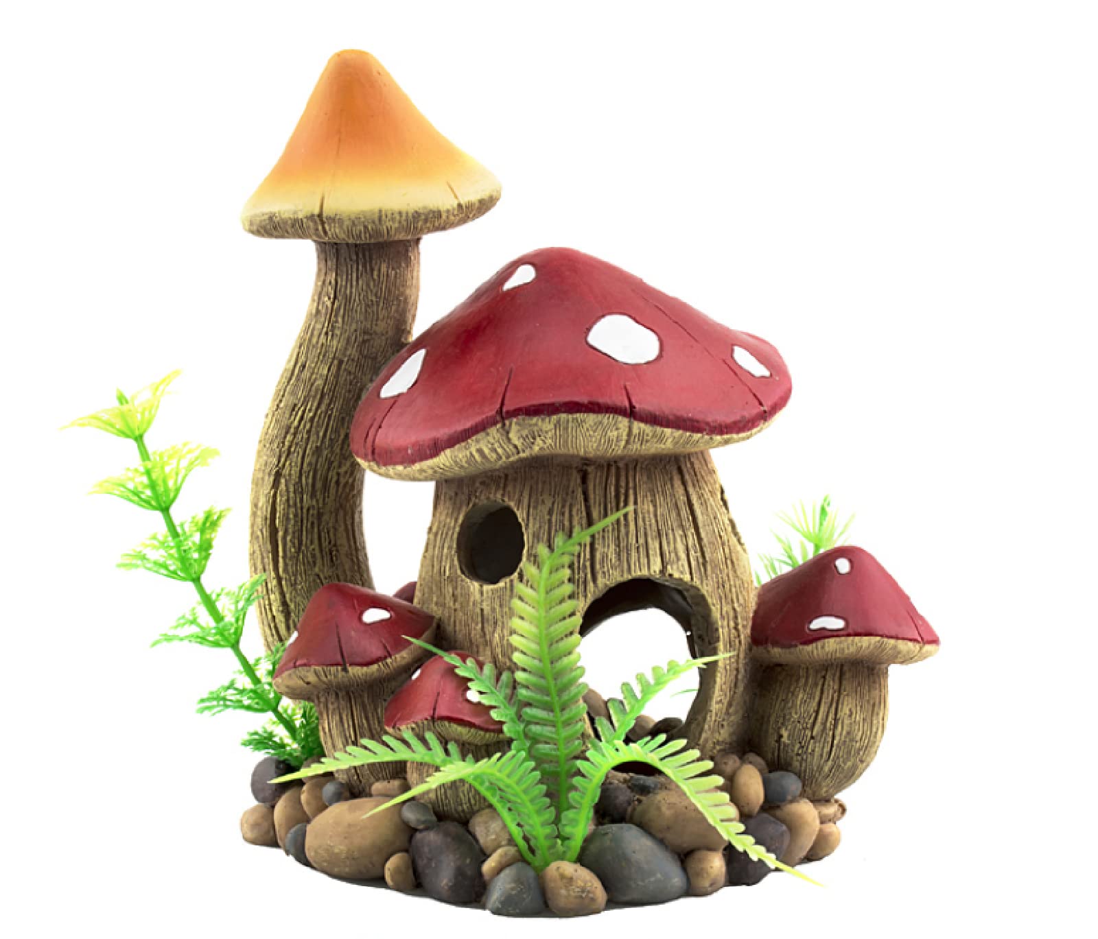 Decorazioni Acquario Arredamento Acquario Arredi Per Acquario Serbatoio Di Pesce Paesaggio Cartone Animato Castello Casa Dei Funghi Decorazione Nascondiglio Acquario Rettile Nascondiglio Criceto Nasco