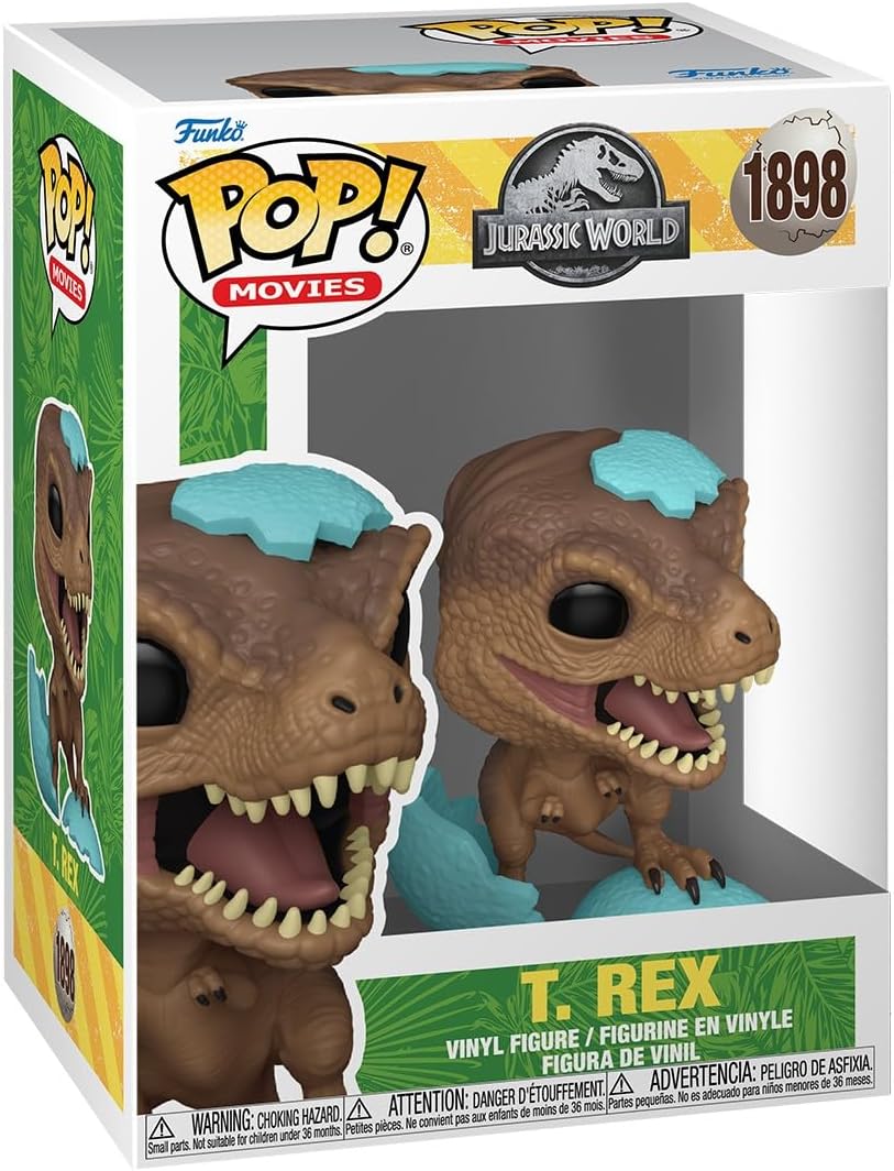 Funko Pop! Movies: Jurassic Park Spring - T-Rex - Collectable Vinyl Figure - Gift Idea - Official Merchandise - Toys for Kids & Adults - Disney Fans - Model Figure for Collectors and Display