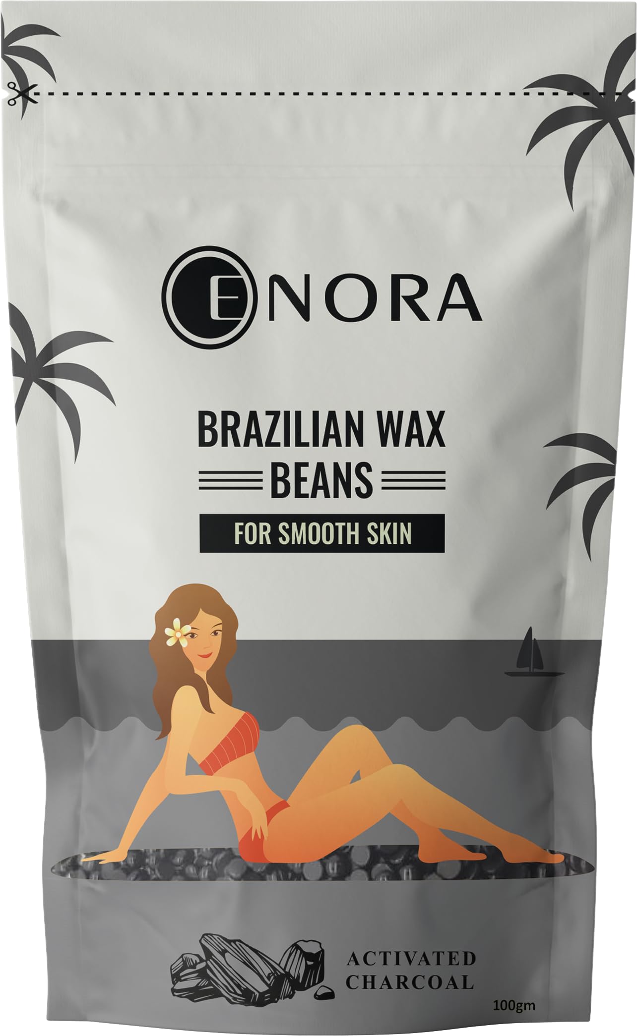 ENORA Hair Removal Brazilian Hard Wax Beans For Face, Eyebrow, Back, Chest, Bikini Areas, Legs, Arms And Beards (Activated Charcoal, 100 Gram) - Women (B09LHFNV46) Amazon Price History, Amazon Price Tracker