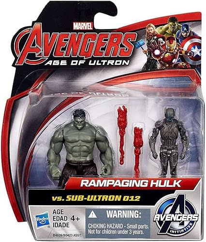 Avengers Rampaging Hulk vs Iron Sentry Figura de acción