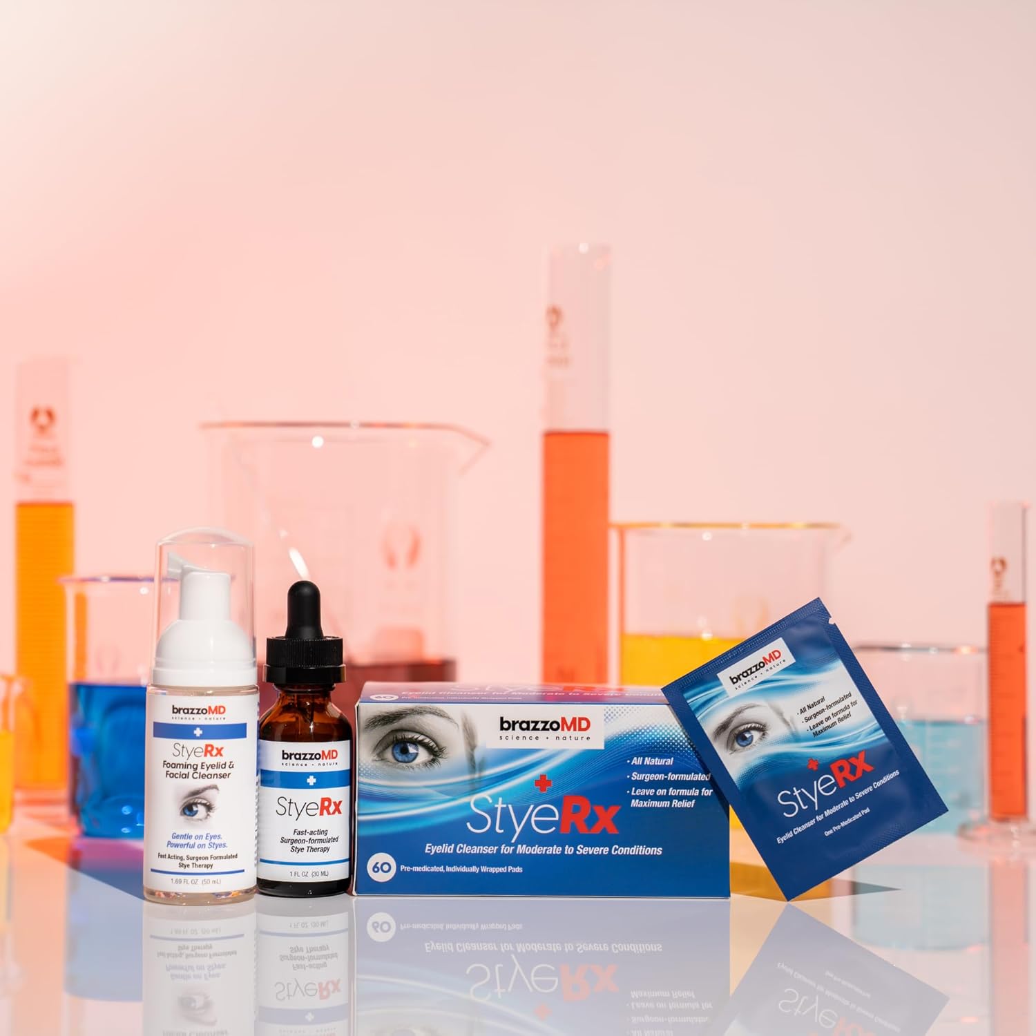 brazzoMD Stye Relief Foaming Cleanser - Soothing and Moisturizing - Help Reduce and Prevent Chalazion - 1.69 fl oz (50mL) - Image 6