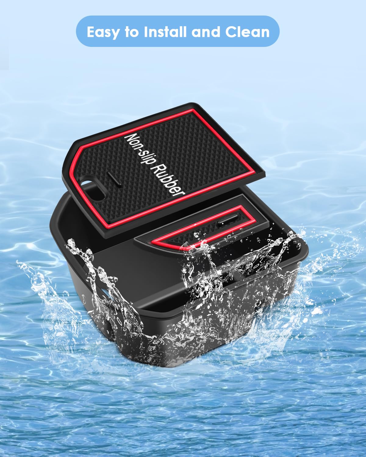 Organizer Portaoggetti Per VW T-Roc 2018-2024 - Vanello Console Centrale - Foto 2