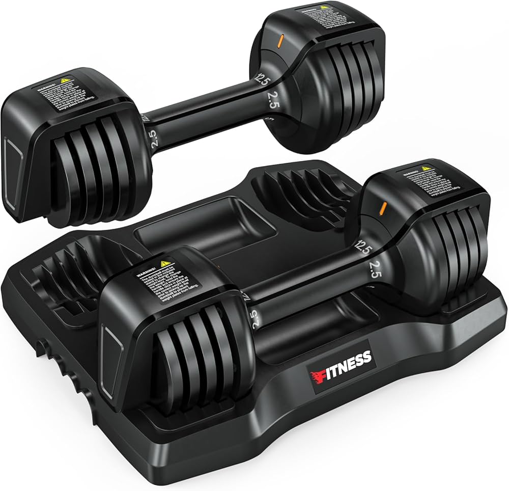 Amazon | 可変式ダンベル2個セット 11KG片手で10段階調節可能な筋トレ