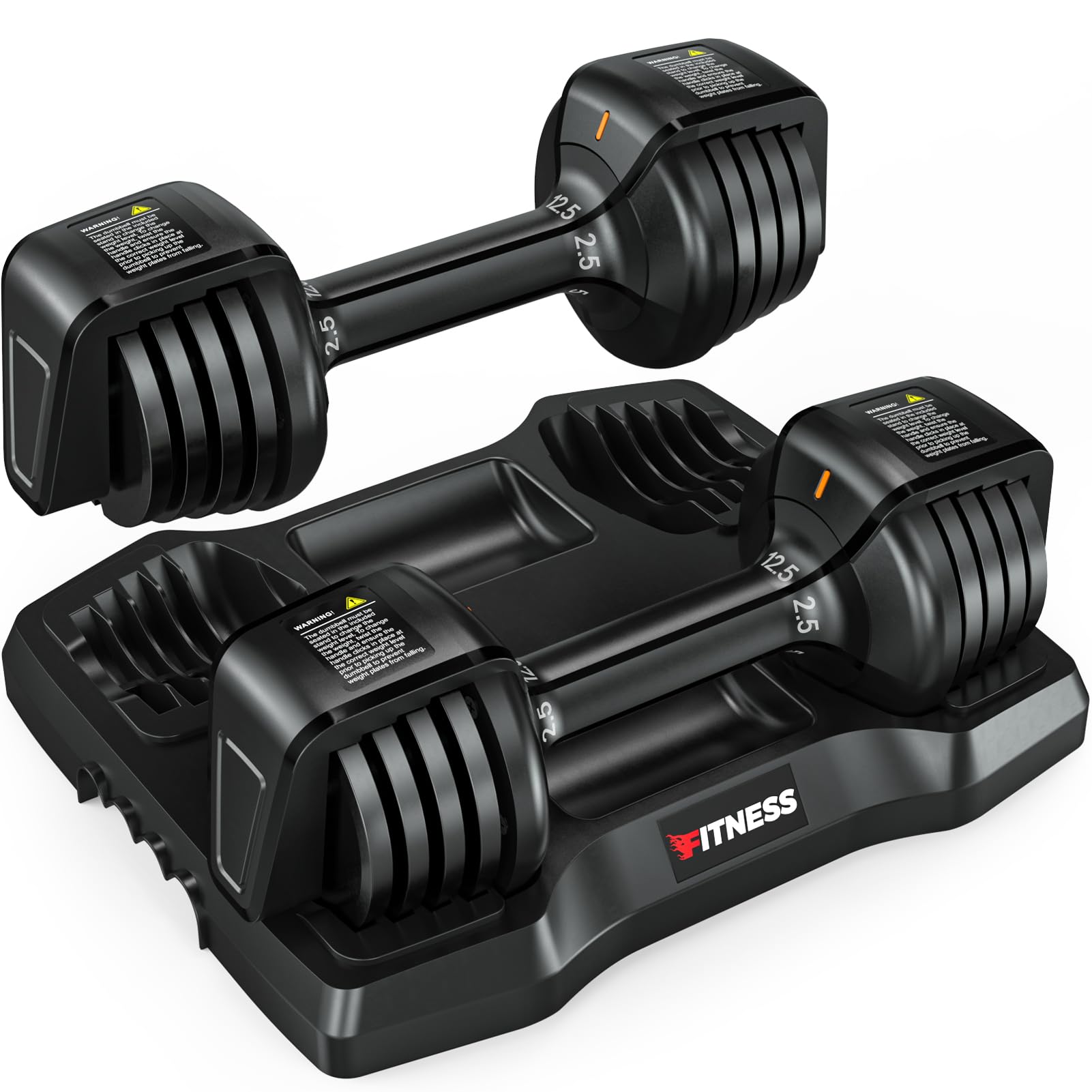 Rendpas 可変式ダンベル アジャスタブルダンベル 11kg×2個セット Amazon | 可変式ダンベル2個セット 11KG片手で10段階調節可能な