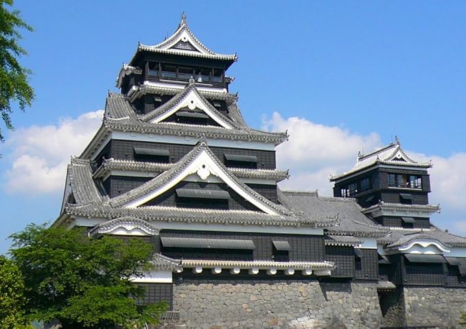 Amazon Co Jp 絵画風 壁紙ポスター はがせるシール式 熊本城 銀杏城 天守閣 武者返し 日本三大名城 お城 キャラクロ Kmj 005a1 A1版 0mm 585mm 建築用壁紙 耐候性塗料 ホーム キッチン