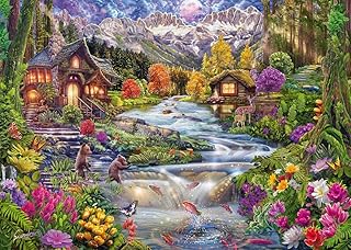 Schmidt Spiele 58868 River Idyll in the Mountains 2000 Pieces Puzzle