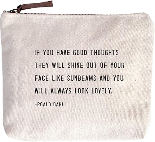 Sugarboo & Co. Bolsas de lona con cremallera, bolsa de cosméticos, bolsa de maquillaje de lona para mujeres, bolsa de aseo multiusos, organizador de