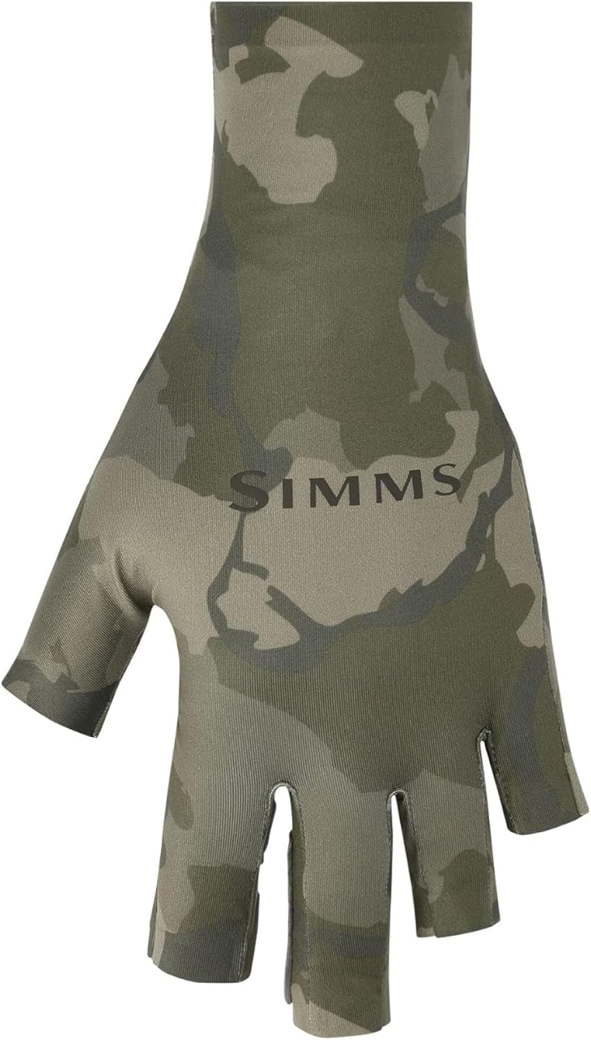 Simms SolarFlex SunGlove Regiment Camo Olive Drab S
