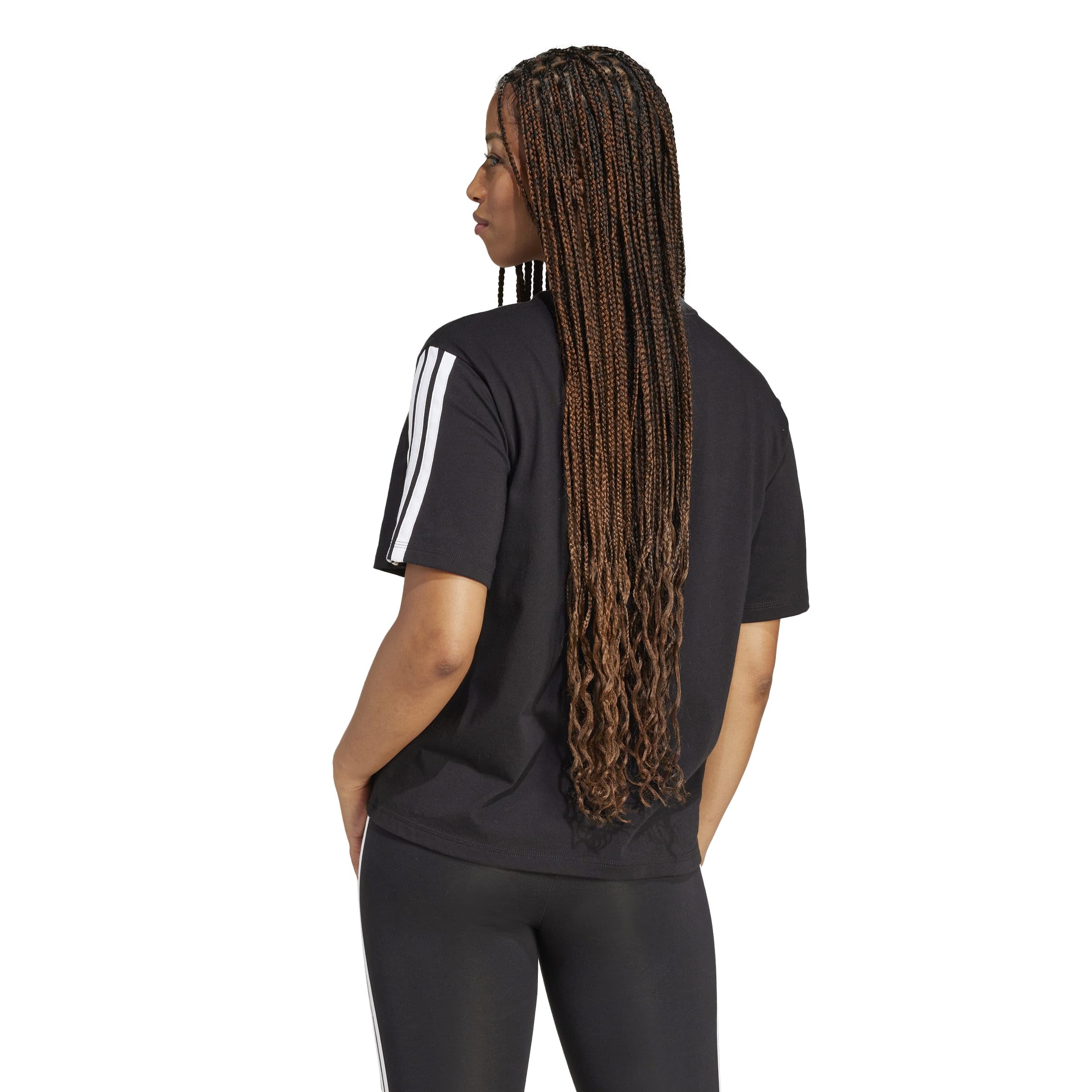 Adidas Donna Essentials 3-Stripes Boyfriend T-Shirt