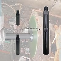 Vista 4 de Juego de ejes de extensión para amoladora angular de 5/8"-11 Kit extensor de pulido de vías respiratorias 3 paquetes Barra de conexión para pulidor