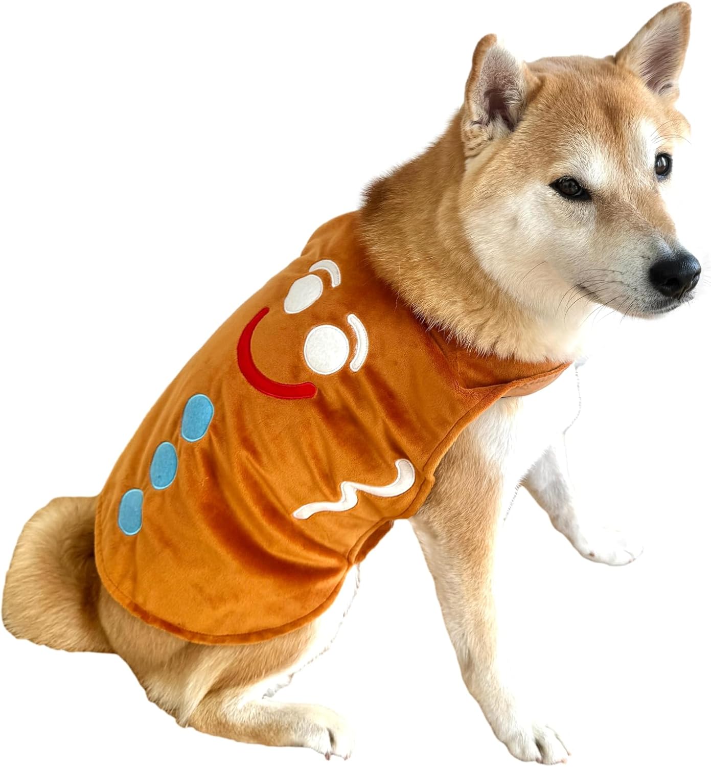 Disfraz de Navidad para Perro Capa Hombre de Jengibre ComfyCamper - Talla S