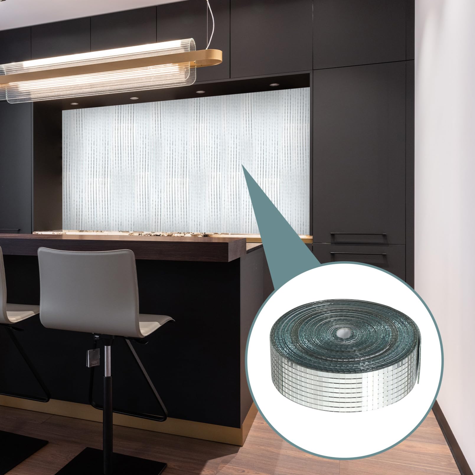 Samoprzylepne Kwadratowe Mozaikowe Płytki Lustrzane Wodoodporne Dekoracje Ścienne Do Kuchni Łazienki Salonu Łatwy Montaż Nowoczesny Design