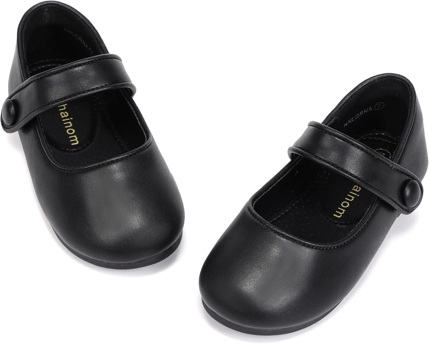 Hehainom Toddler Girl Dress Shoes Mary Jane Ballerina Ballet Flats for Girls Flower Girl Little Kids Wedding Party School Shoes