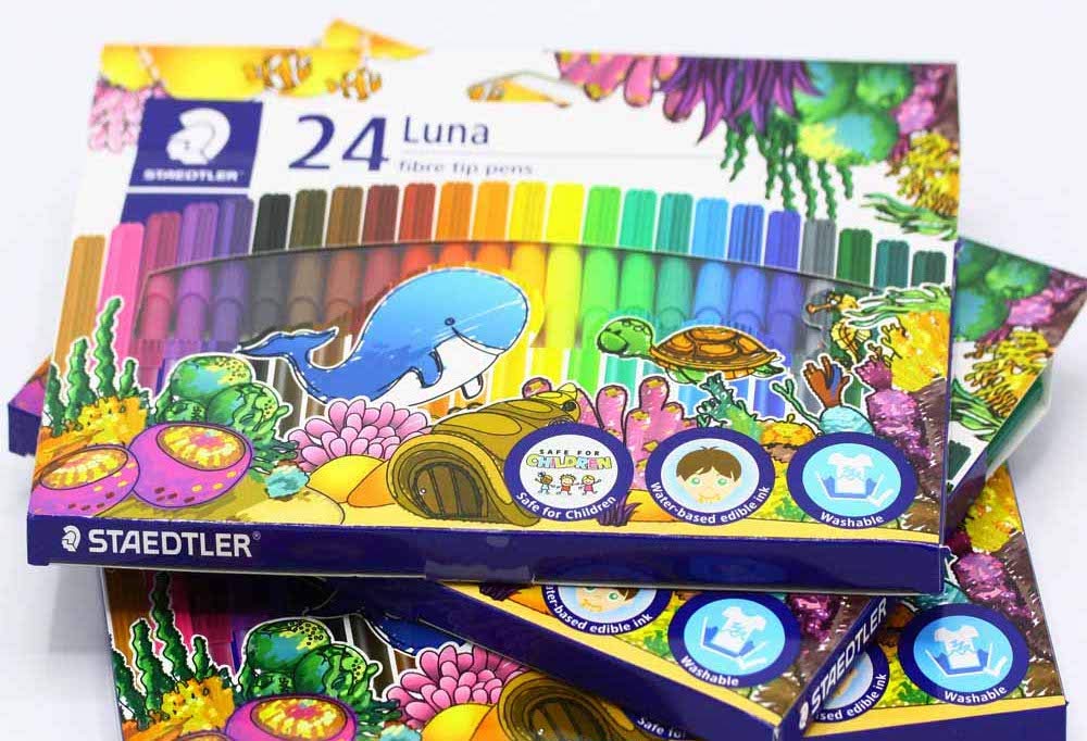 Amazon.co.jp: ステッドラー(STAEDTLER) LUNA 水性ペン fiber tip pen