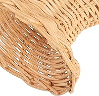 Vista 9 de Soporte de sombrero tejido Soporte de ratán Hat Display Rack Wheels para gorras de béisbol