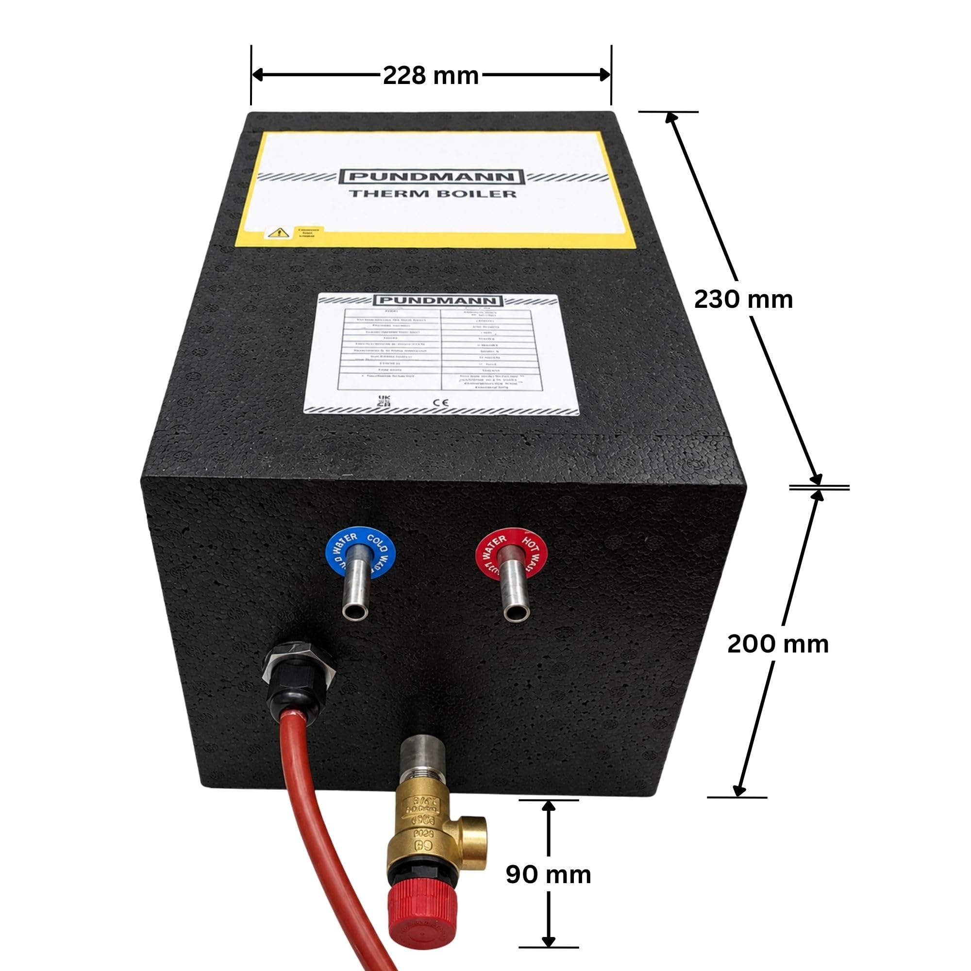 Chauffe-eau électrique Therm 12V : 6L