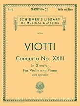 Concerto No. 23 in G Major: Schirmer Library of Classics Volume 444 Score and Parts