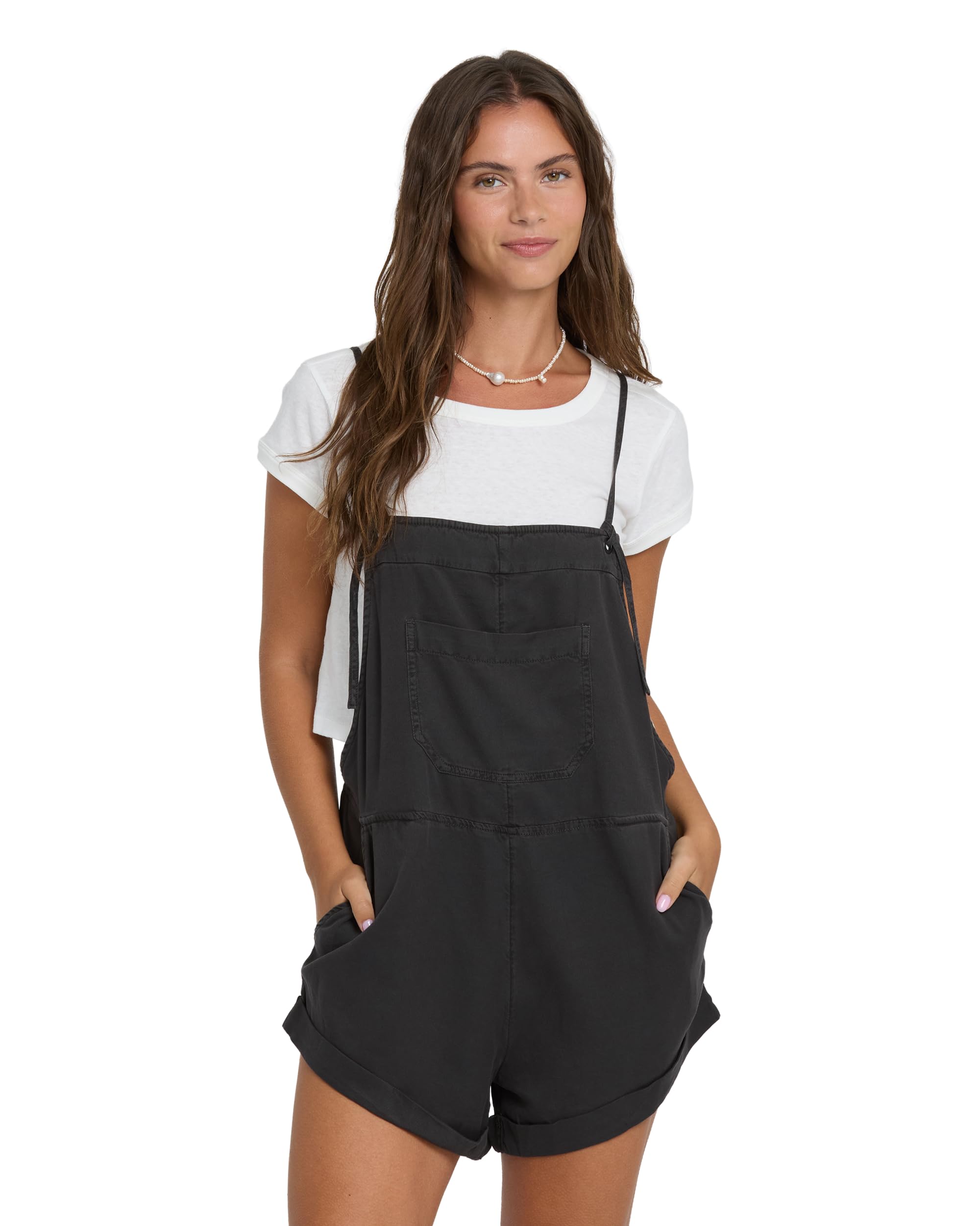 Billabong Women's Wild Pursuit Cotton Twill Blend Romper