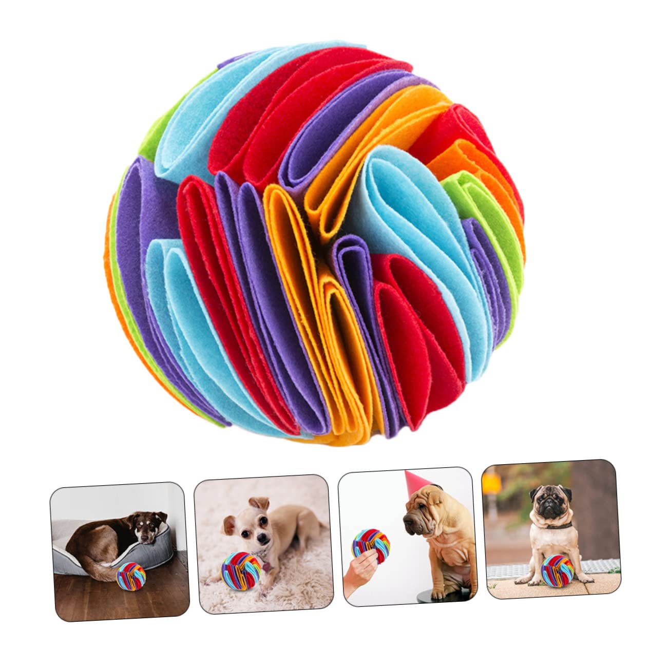 minkissy 2 piezas de rompecabezas de tren de bola olfateando para perros de raza pequeña, juguetes para cachorros, juguete mordedor para mascotas, juguetes para perros, juguete de dentición para