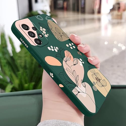 Miniatura 9 de LEECG Funda para teléfono Galaxy A53 5G, para Samsung Galaxy A53 5G, diseño creativo lateral, funda protectora de silicona suave para mujer, funda