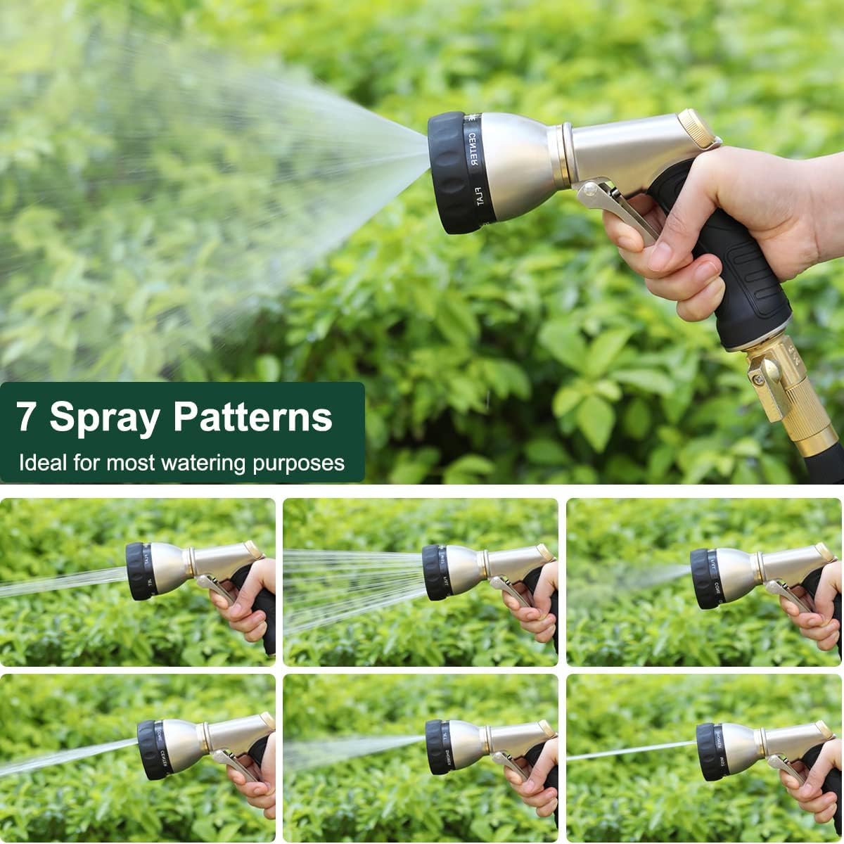 FANHAO water spuitpistool Gardena met 7 patronen, 100% heavy duty FANHAO water spuitpistool Gardena met 7 patronen, 100% heavy duty